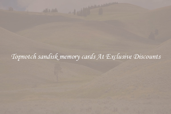 Topnotch sandisk memory cards At Exclusive Discounts