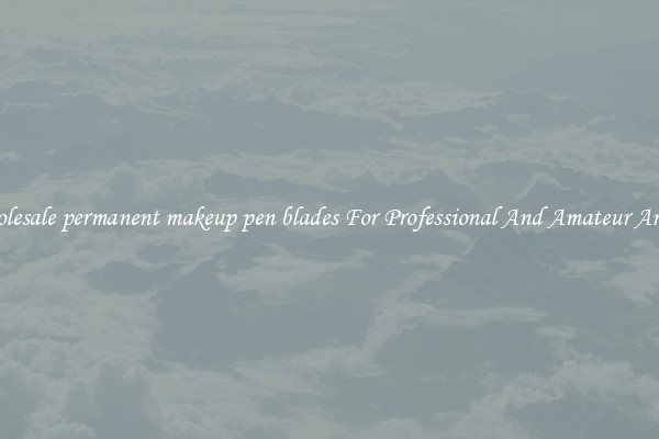 Wholesale permanent makeup pen blades For Professional And Amateur Artists