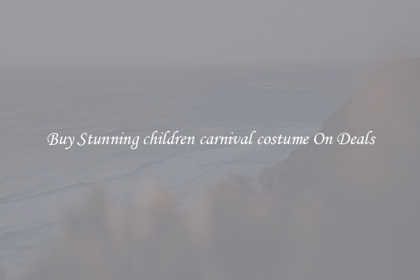 Buy Stunning children carnival costume On Deals