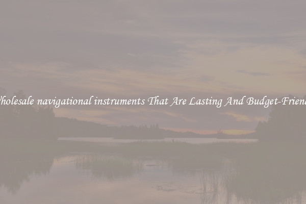 Wholesale navigational instruments That Are Lasting And Budget-Friendly