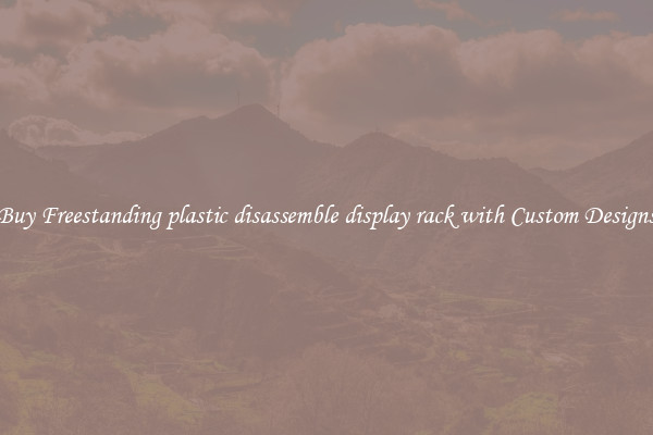 Buy Freestanding plastic disassemble display rack with Custom Designs