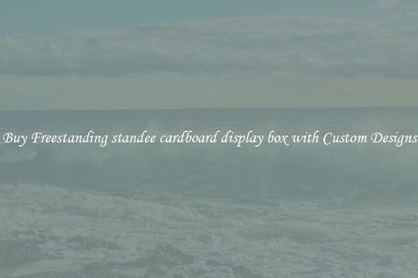 Buy Freestanding standee cardboard display box with Custom Designs